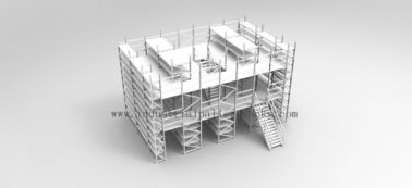 棚ごとの棚付けの中二階床の軽量容量 450LBS/200kg