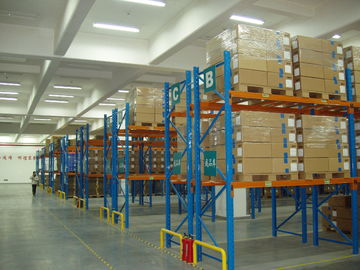 パレットで運搬されたプロダクト貯蔵のためにカスタマイズされる経済的で選択的な産業パレット棚