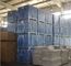 青いプラスチック板が付いているスペース節約の倉庫装置ワイヤー容器の貯蔵のおり