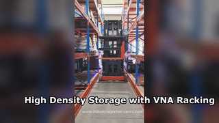 高密度 VNA パレット ラック システムで倉庫スペースを最大化