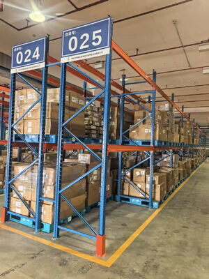 購入 高密度重量選択パレットラック 100%パレットアクセス 最大生産性 オンライン製造