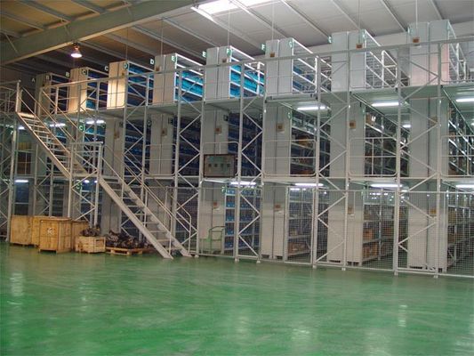 購入 カスタマイズ可能な3階建てメザニンシステム：垂直保管で倉庫スペースを最大化 オンライン製造