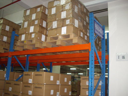 購入 フォークリフトの働きを用いるカスタマイズされた金属のHaveyの義務二重深いパレット棚 オンライン製造