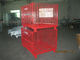 赤い金網の容器のヘビー級選手2000lbsを荷を積まれる塗るエポキシの粉のコーティング